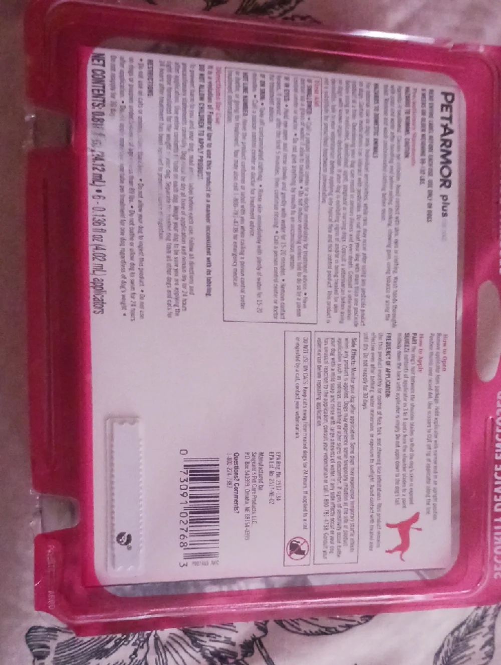 Plus Flea & Tick Treatment for Dogs - Red (X-Large) 6 Month Supply